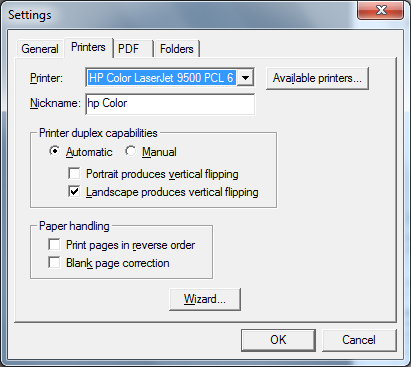 how to set document to print double sided in word